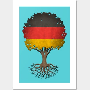 Tree of Life with German Flag Posters and Art